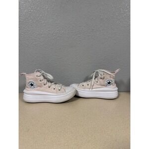 Converse Chuck Taylor All Star Lift Platform High Top Sneakers Pink Kids Size 13